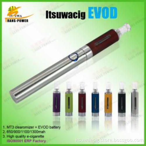 factory price 650/900/1100mah electronic cigarette battery I ego evod